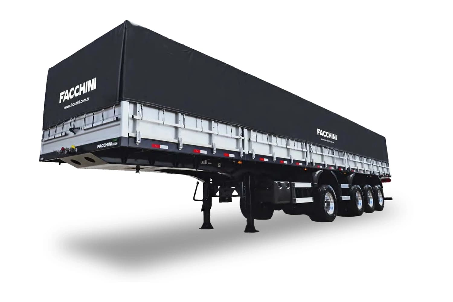 SR Graneleiro 4 Eixos 25/25 14m Assoalho em Compensado Naval  Facchini