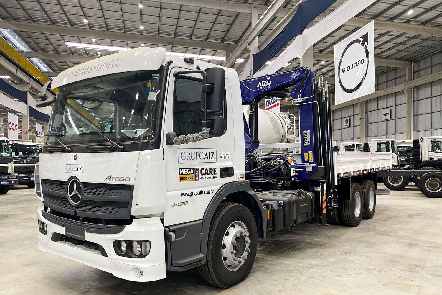 Caminhão MB 2429 6x2 24/25 Guindaste 45 Trave AIZC